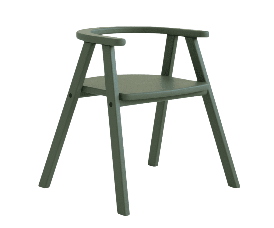 NOBODINOZ - CHAISE POUR ENFANT VERT FONCÉ